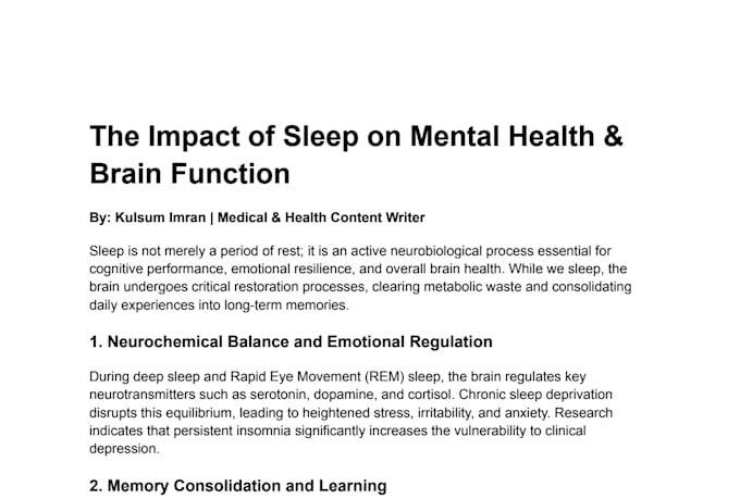 write engaging medical science and health content